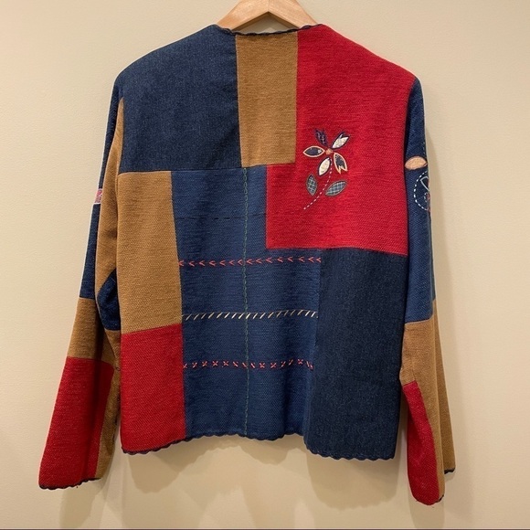 Koret City Blues Vintage Embroidered Jacket Grandmacore Y2K - Picture 7 of 10